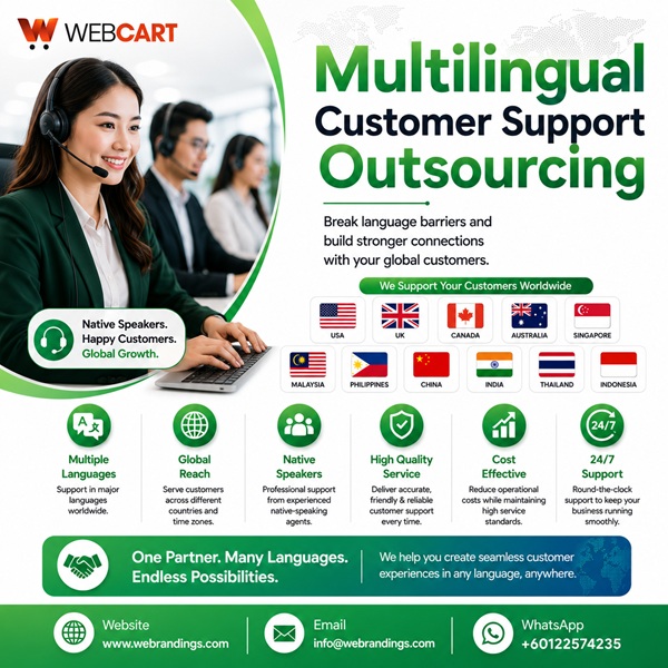 Multilingual Customer Support Outsourcing